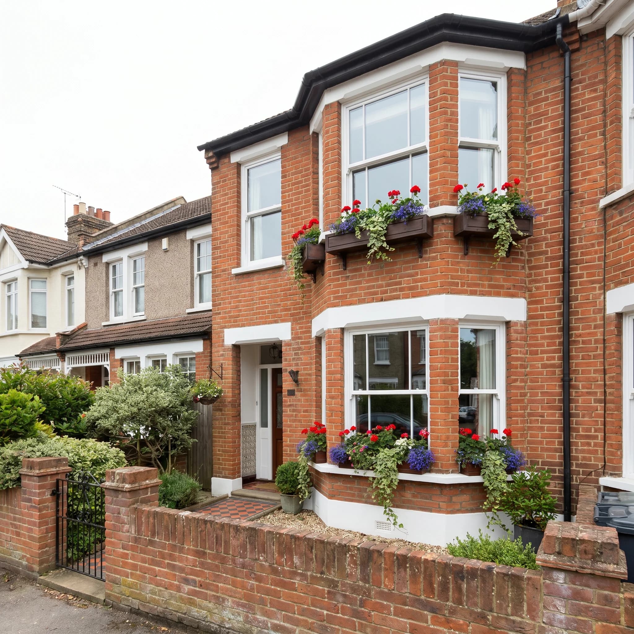 Sliding sash windows Victorian Edwardian property Sutton Surrey — A1 Window Construction Ltd