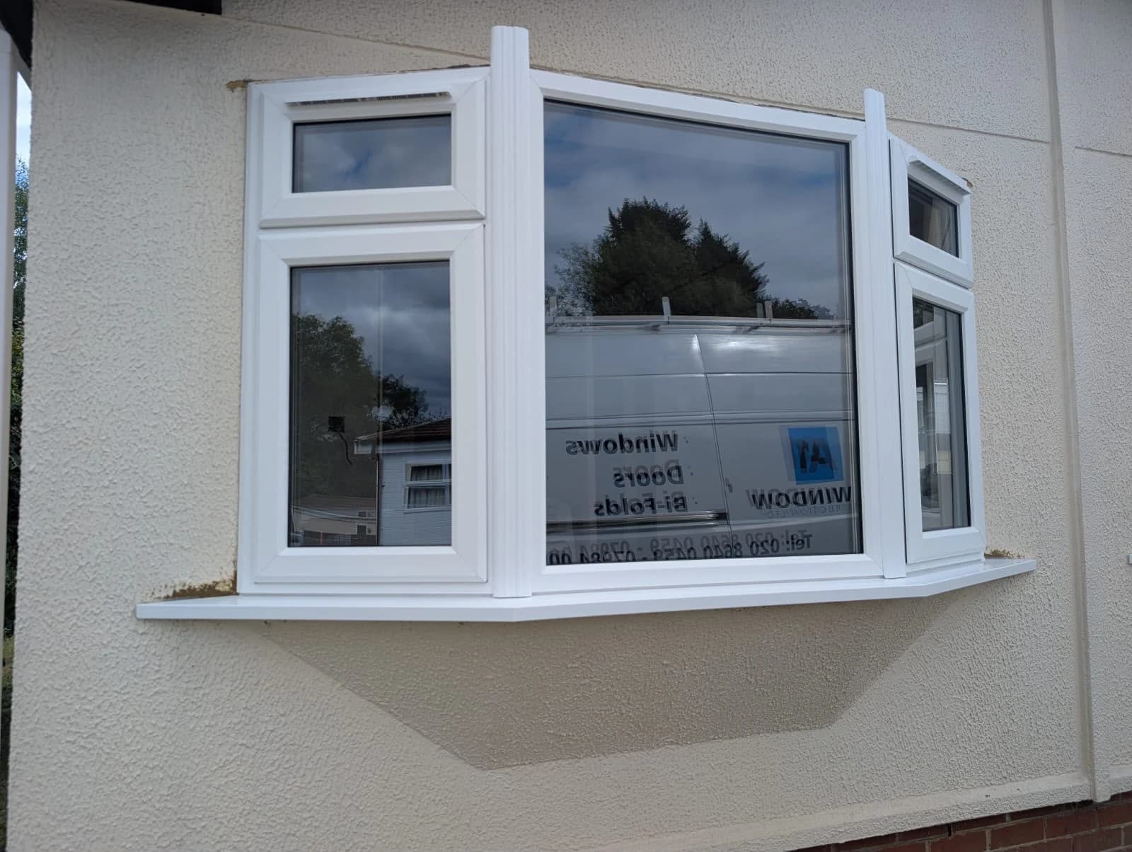 Bay Windows — Park Home — London & Surrey, windows by A1 Window Construction Ltd